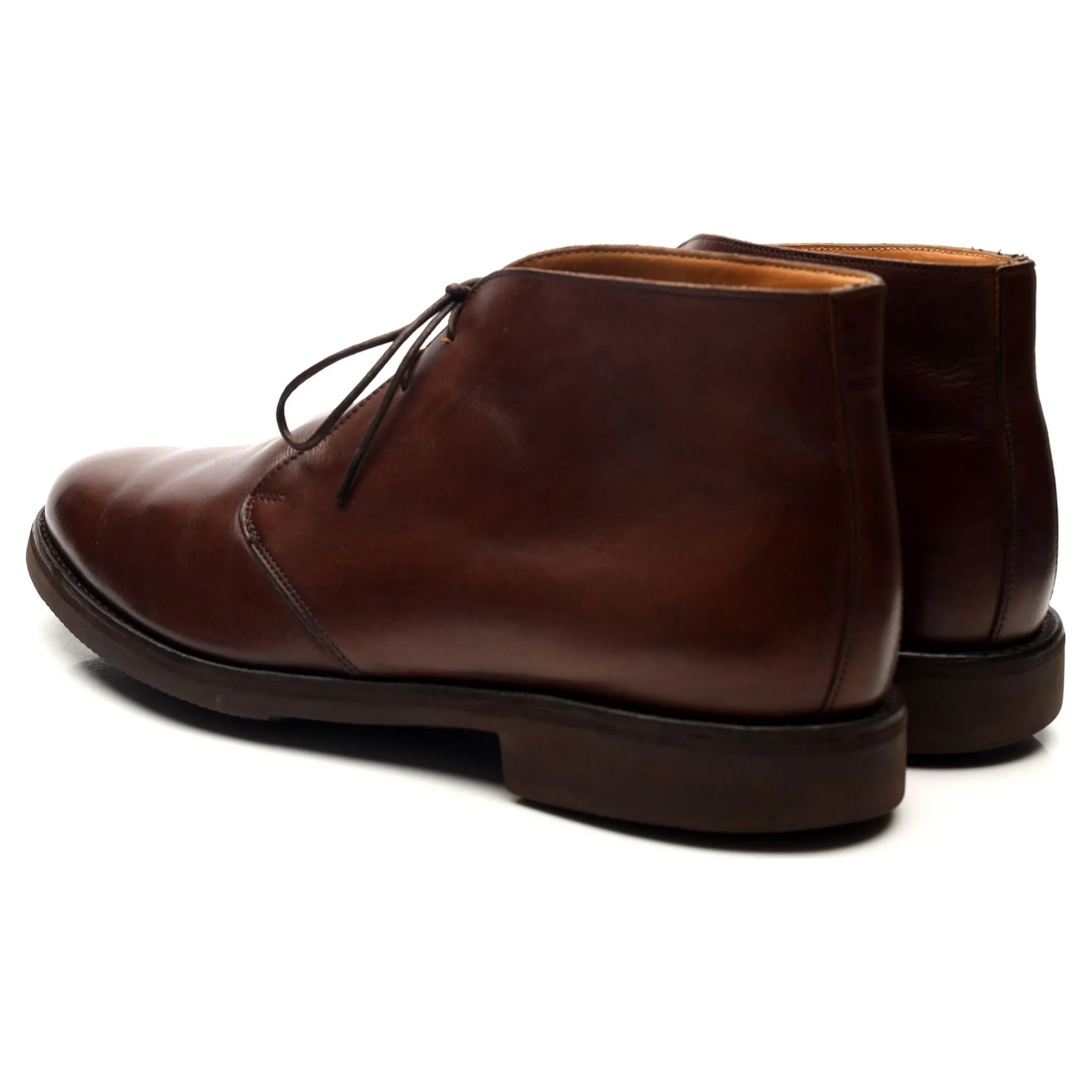 '148726' Brown Leather Chukka Boots UK 8.5 F