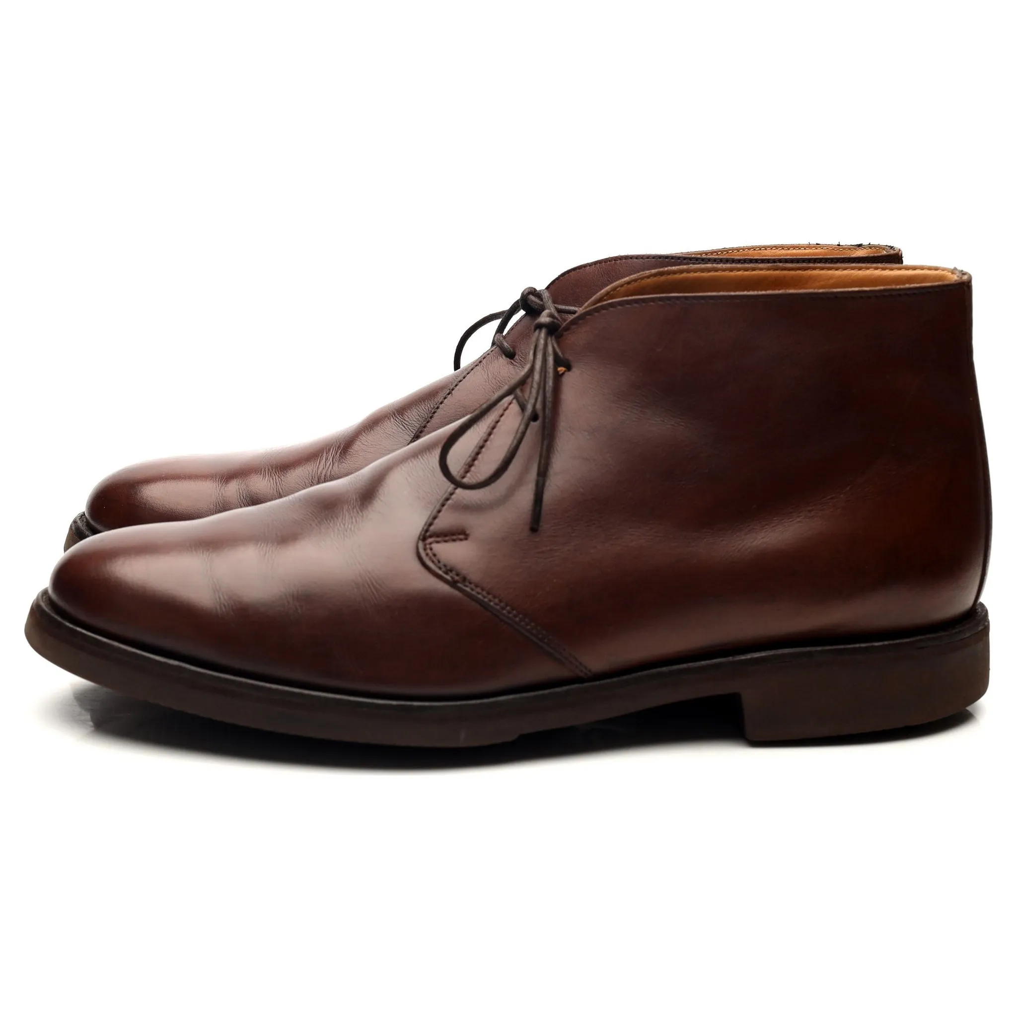 '148726' Brown Leather Chukka Boots UK 8.5 F