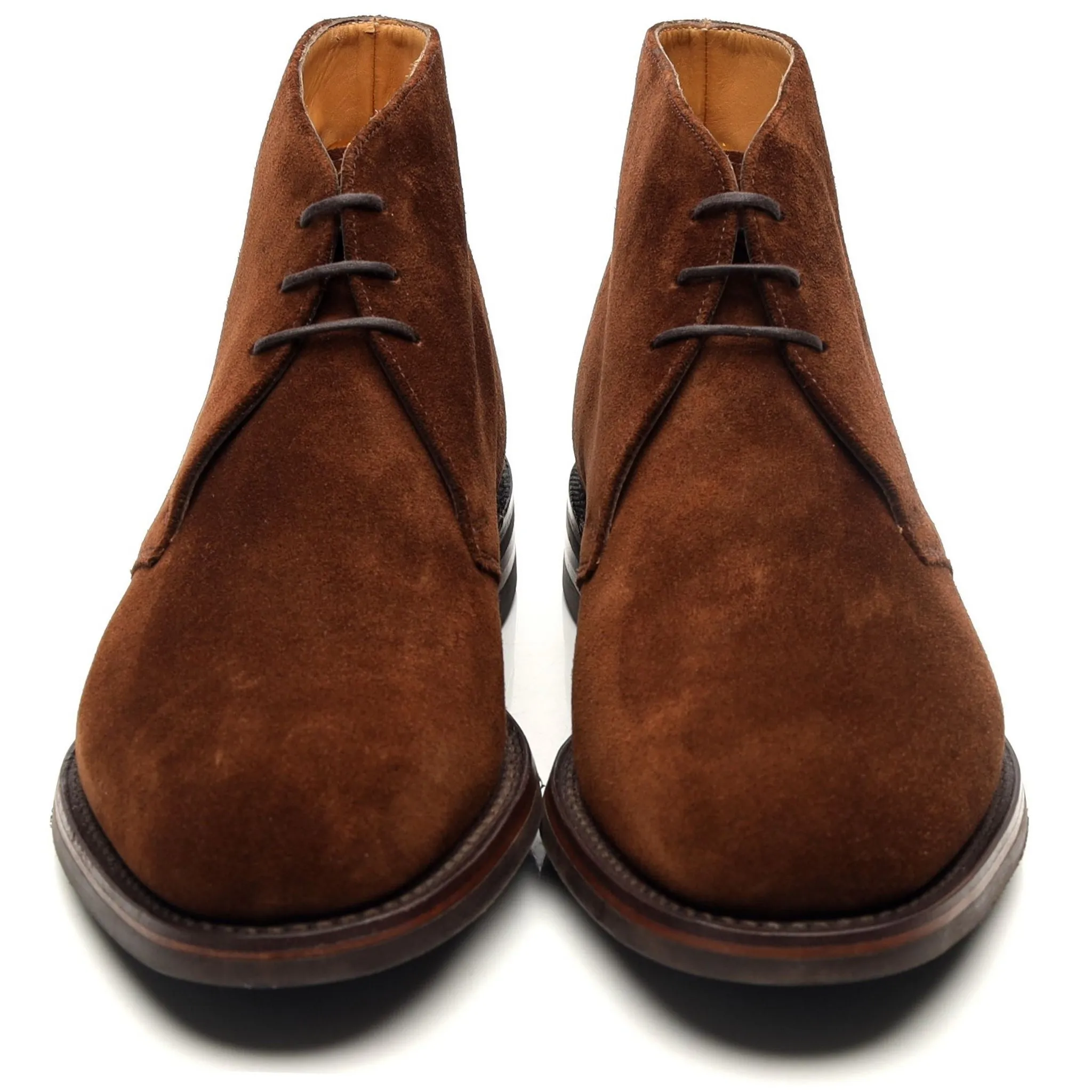 1880 'Kempton' Brown Suede Chukka Boots UK 8.5 F