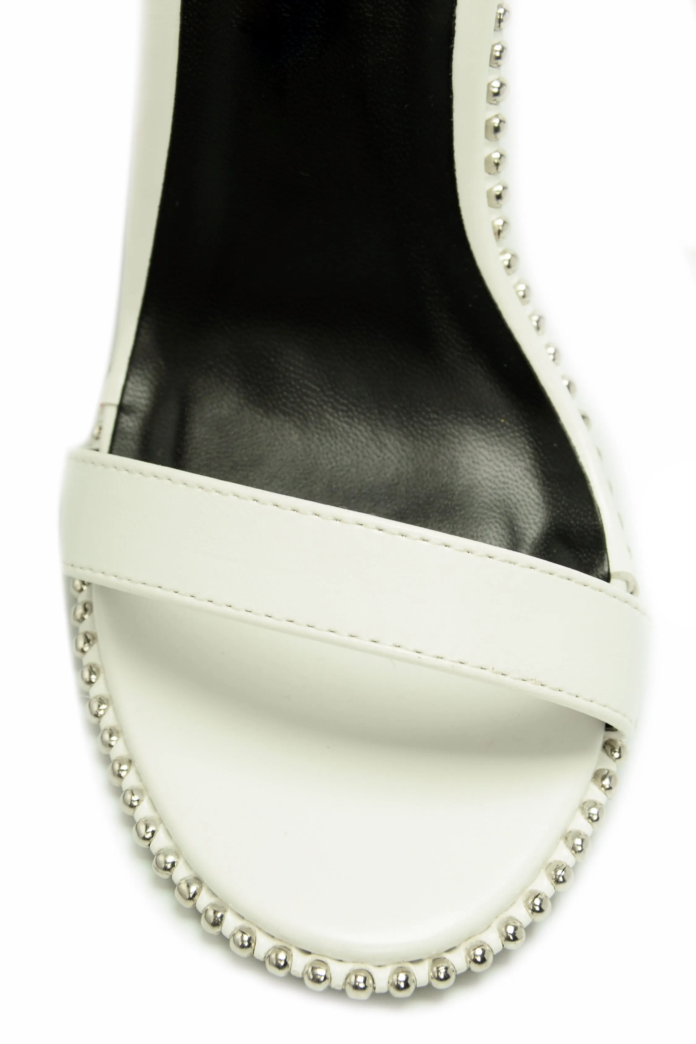 A Studding Romance Heels - White