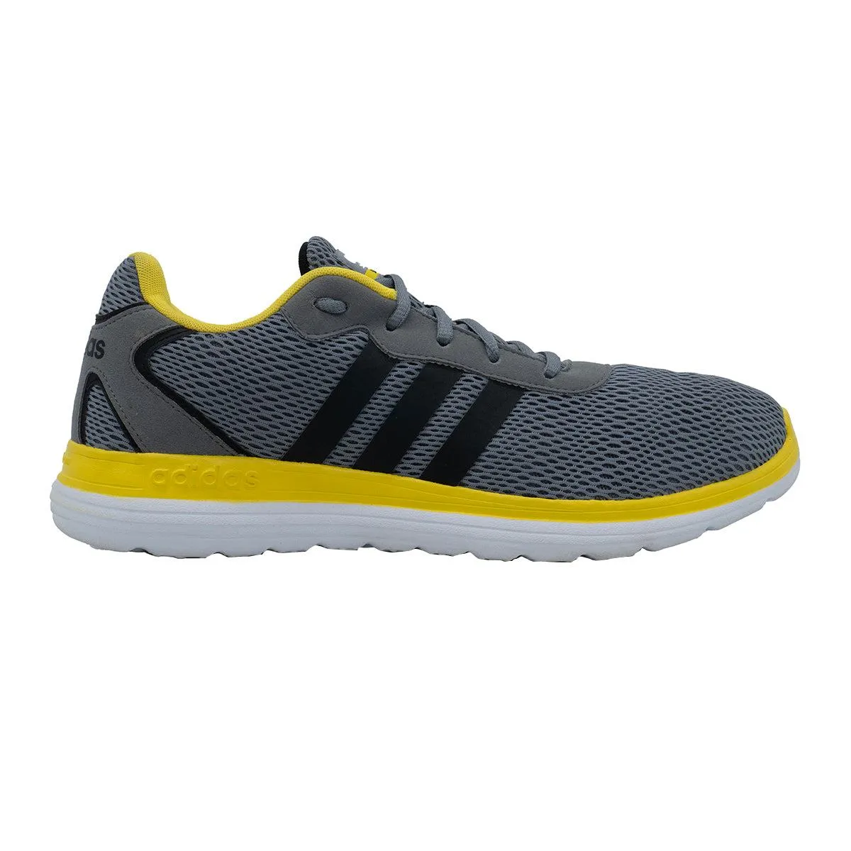 Adidas Cloudfoam Speed Running Sport Shoes Fabric Grey Colour For Men