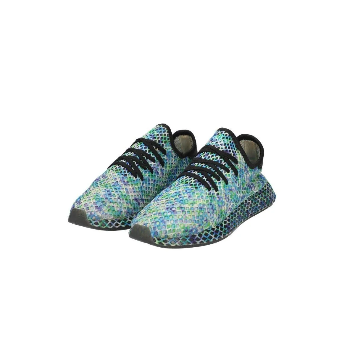 Adidas Deerupt Lifestyle Sport Shoes Fabric Blue Colour For Men