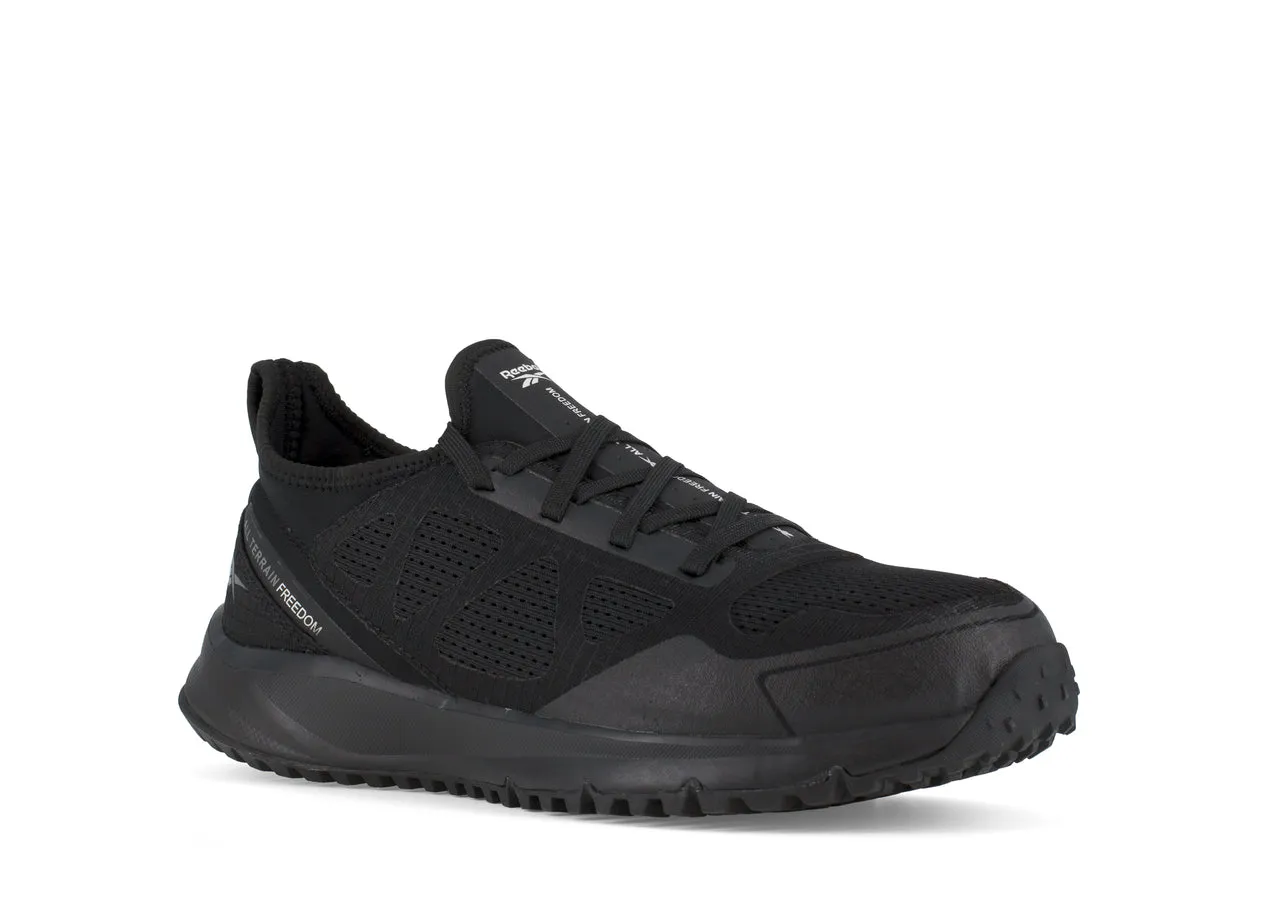 All Terrain Steel-Toe Athletic Work Shoe Black