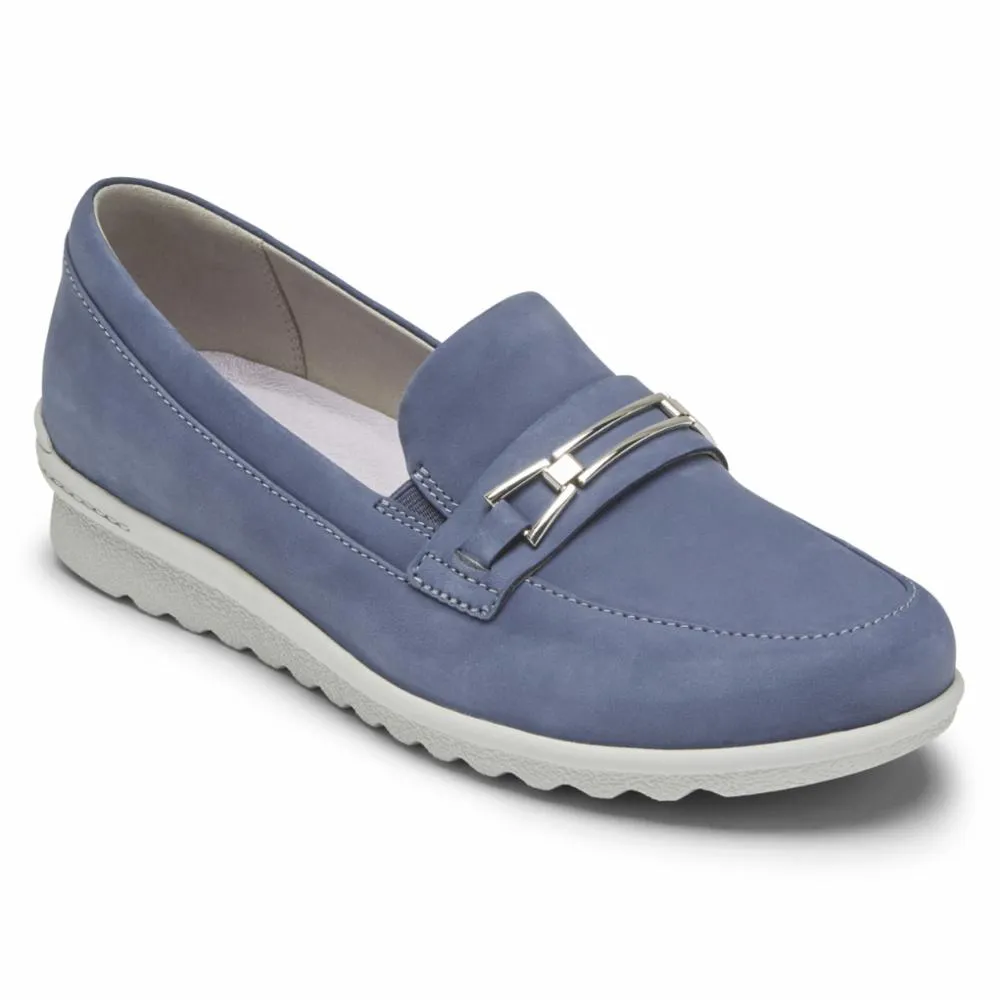 Aravon Women's Bit Loafer Josie Blue D