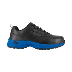 Ateron Steel-Toe Athletic Work Shoe Black/Blue