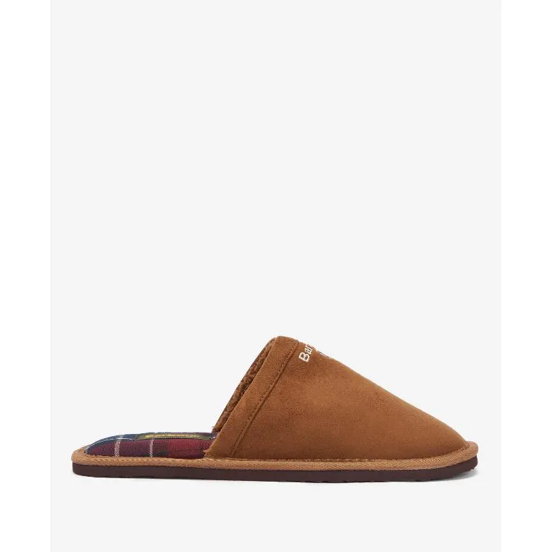 Barbour Everitt Mule Mens Slipper - Camel