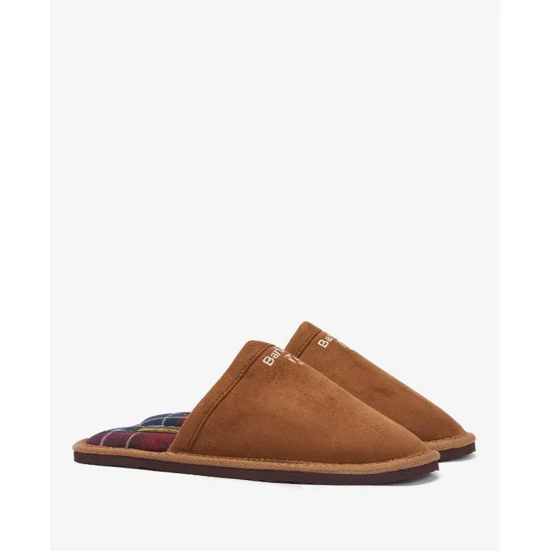 Barbour Everitt Mule Mens Slipper - Camel