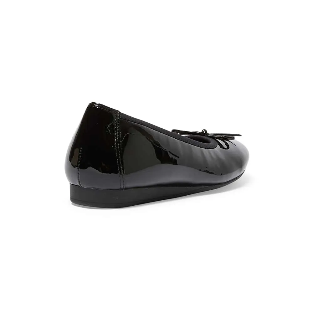 Belamy Flat in Black Patent