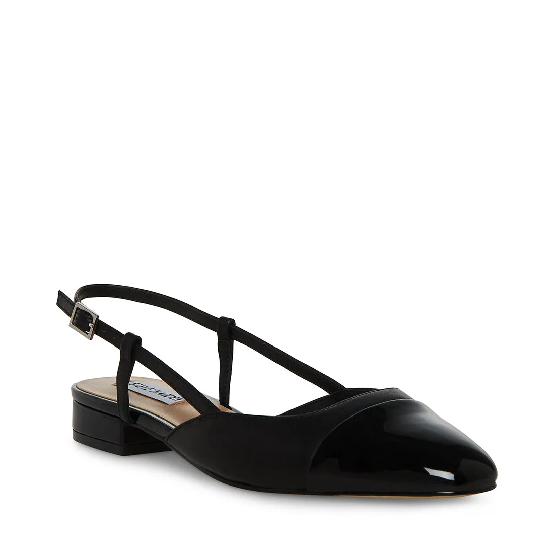 Belinda Flat Shoe BLACK LEATHER