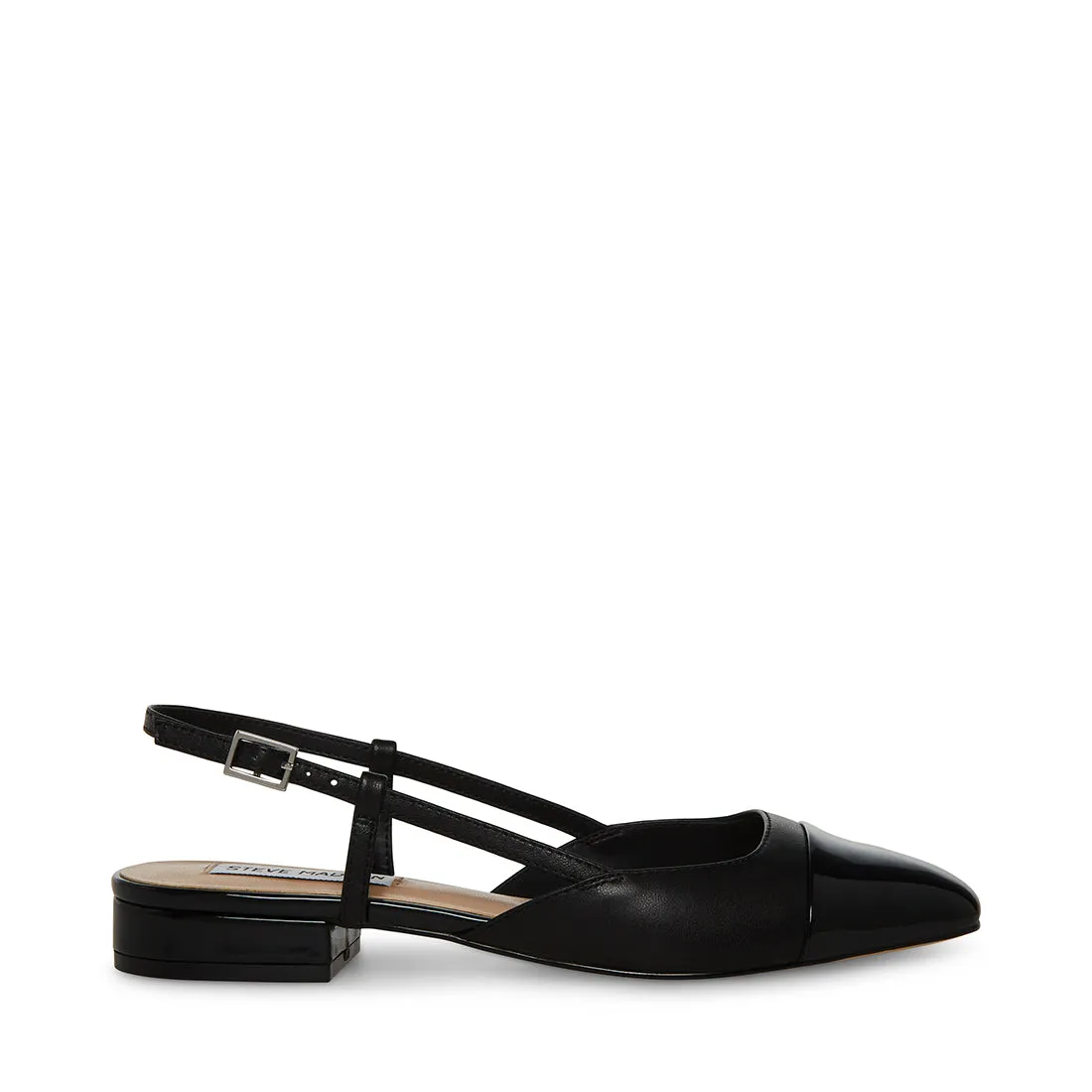 Belinda Flat Shoe BLACK LEATHER