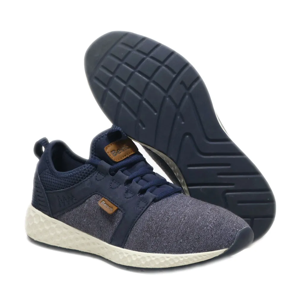 Bench. Sport Shoes Leather Blue Colour For Women