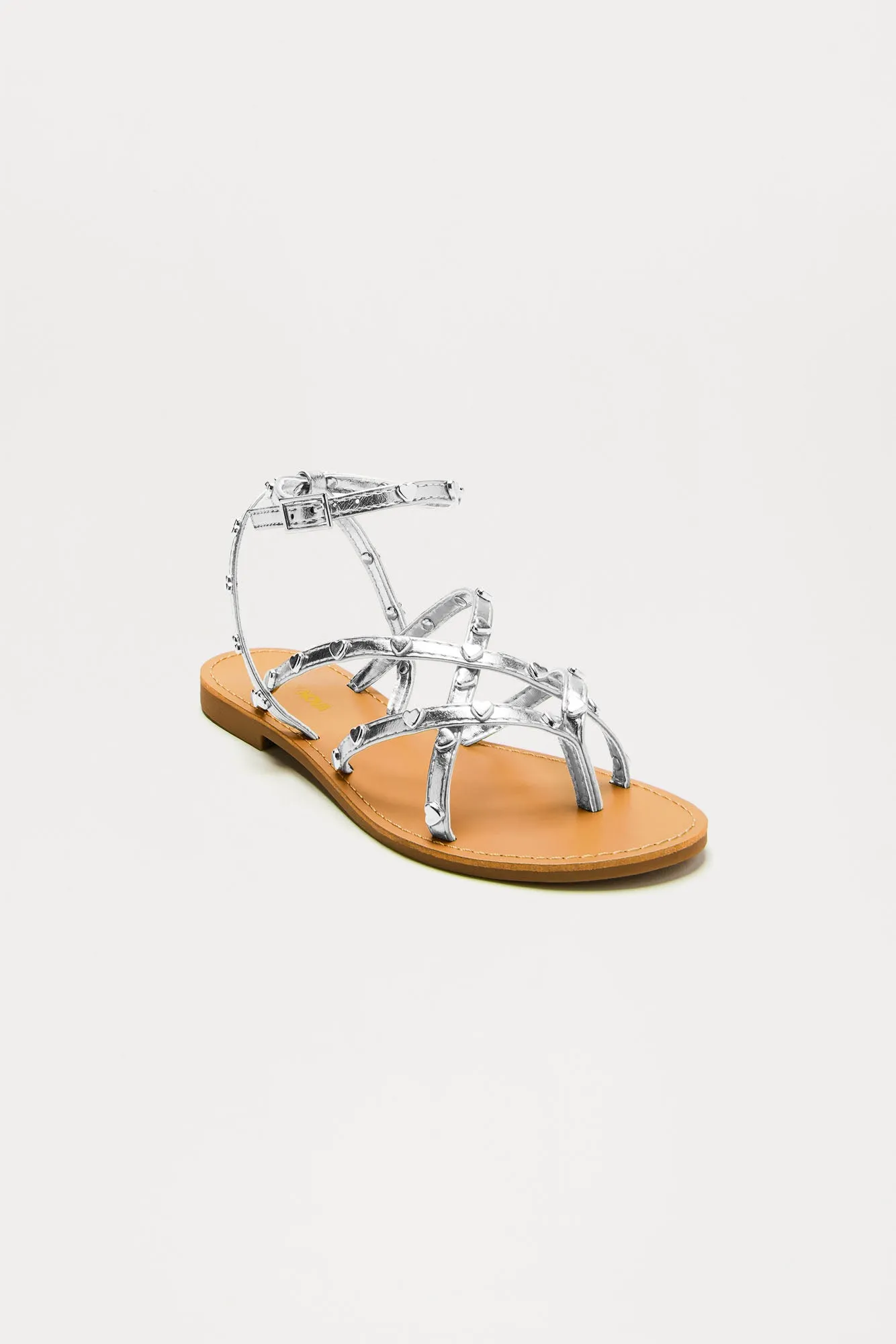 Beyond Me Flat Sandals - Silver