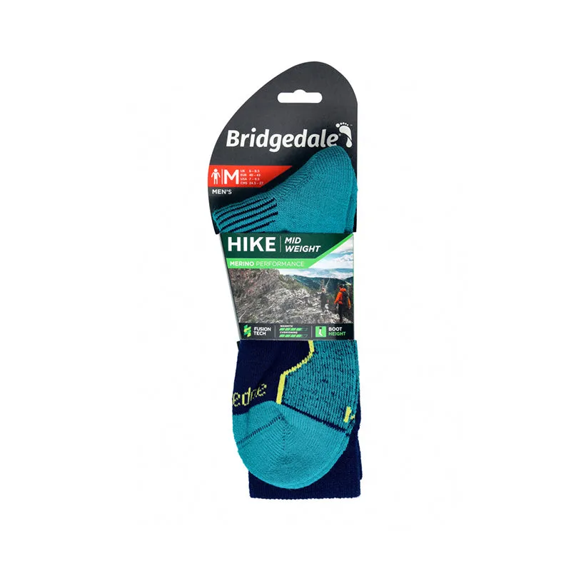 Bridgedale Men's Midweight Merino Performance Boot Socks