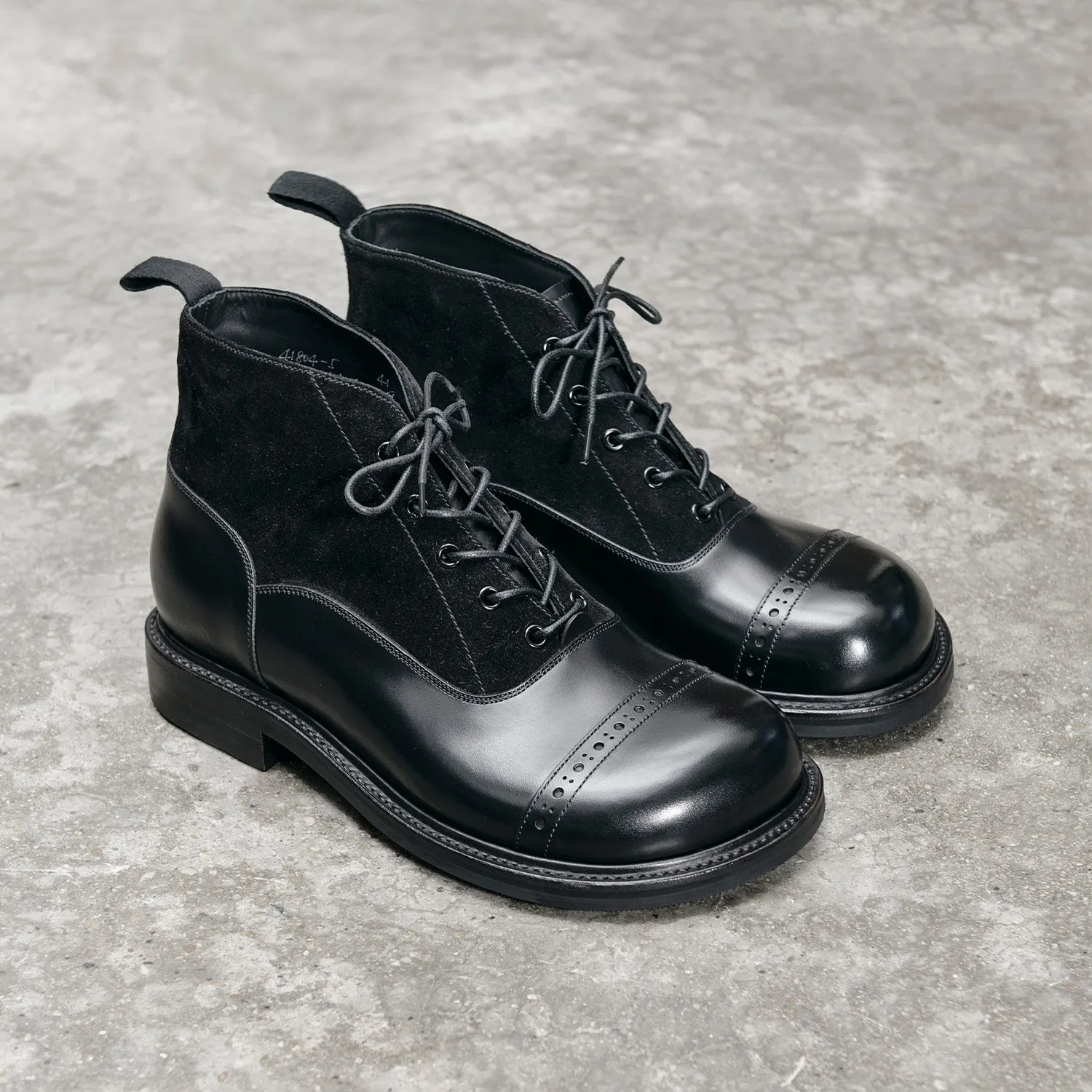 Broad Toe Balmoral Boots