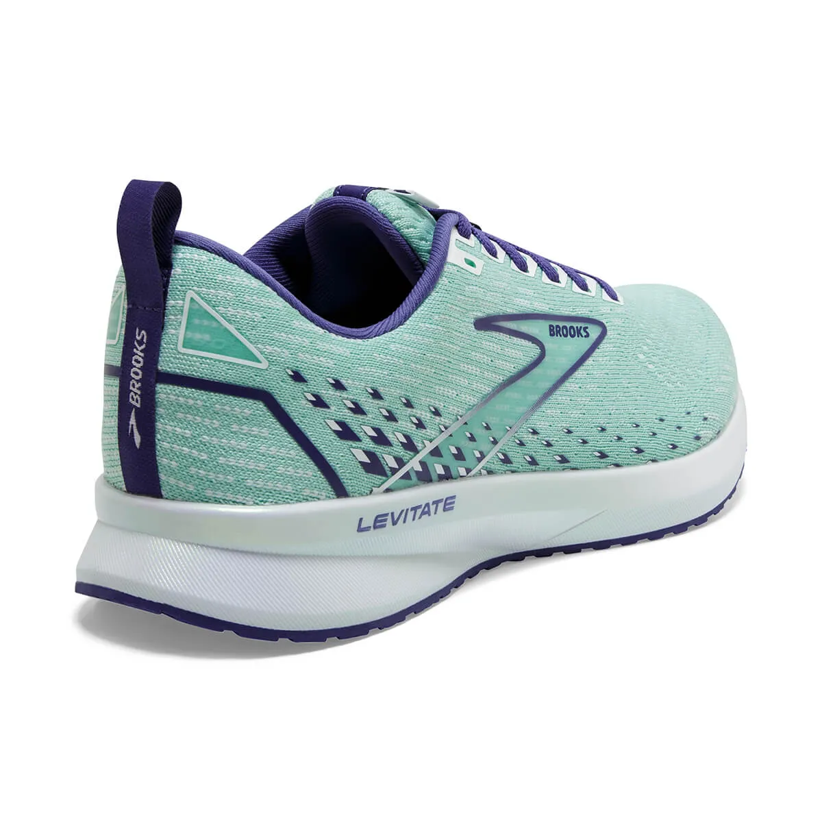 Brooks Levitate 5 Womens | Yucca/navy Blue/white