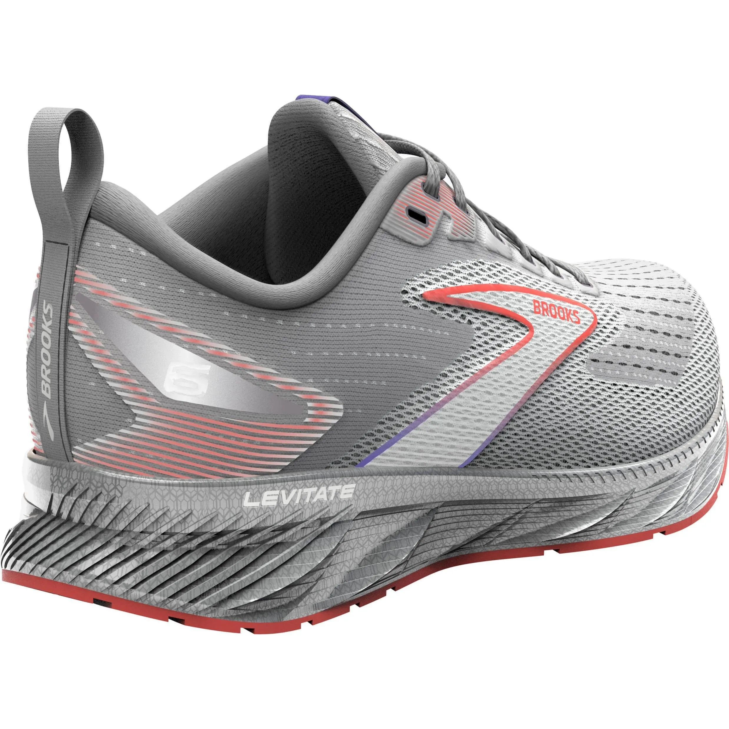 Brooks Levitate 6 Mens Running Shoes - Grey