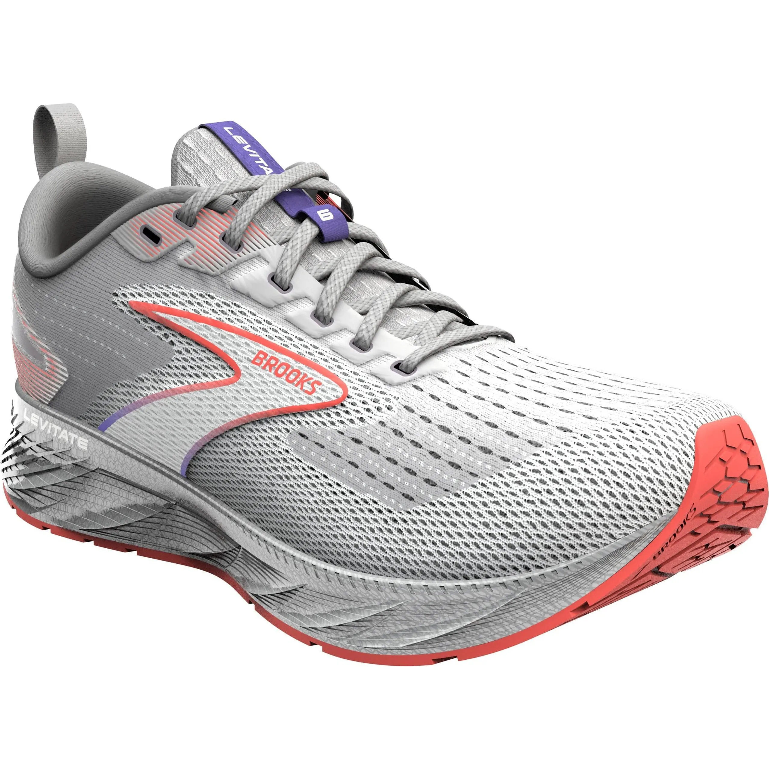 Brooks Levitate 6 Mens Running Shoes - Grey