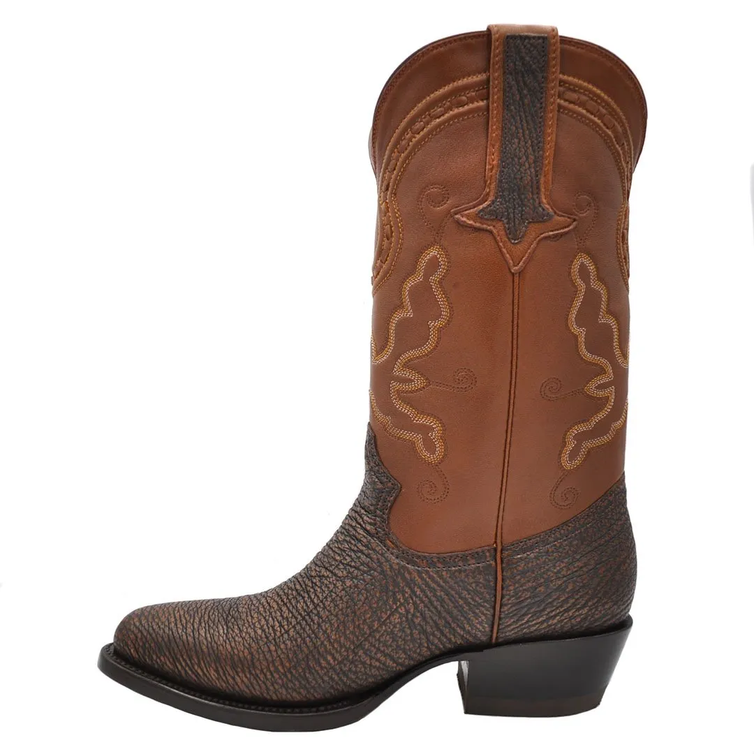 Carson Shark Classic Western Boot - Safari