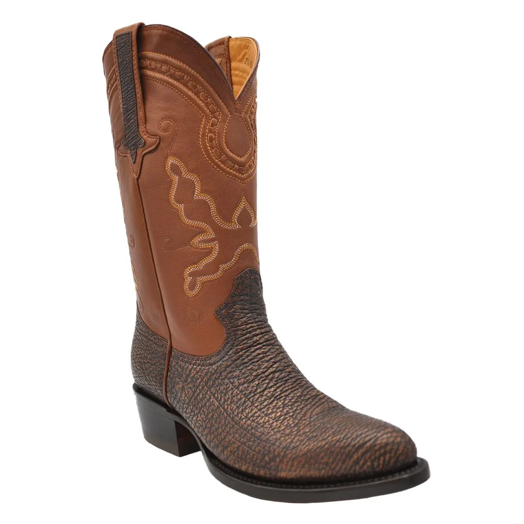 Carson Shark Classic Western Boot - Safari