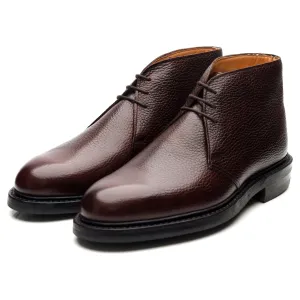 'Chepstow' Dark Brown Leather Chukka Boots UK 6 E