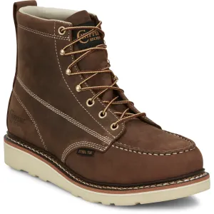 CHIPPEWA MEN'S STEEL MOC TOE WORK BOOTS - ED5321