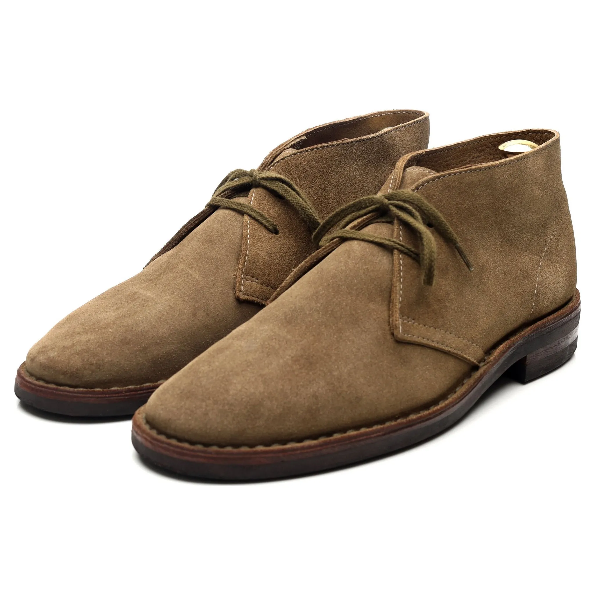 'Clifford' Taupe Brown Suede Chukka Boots UK 10.5