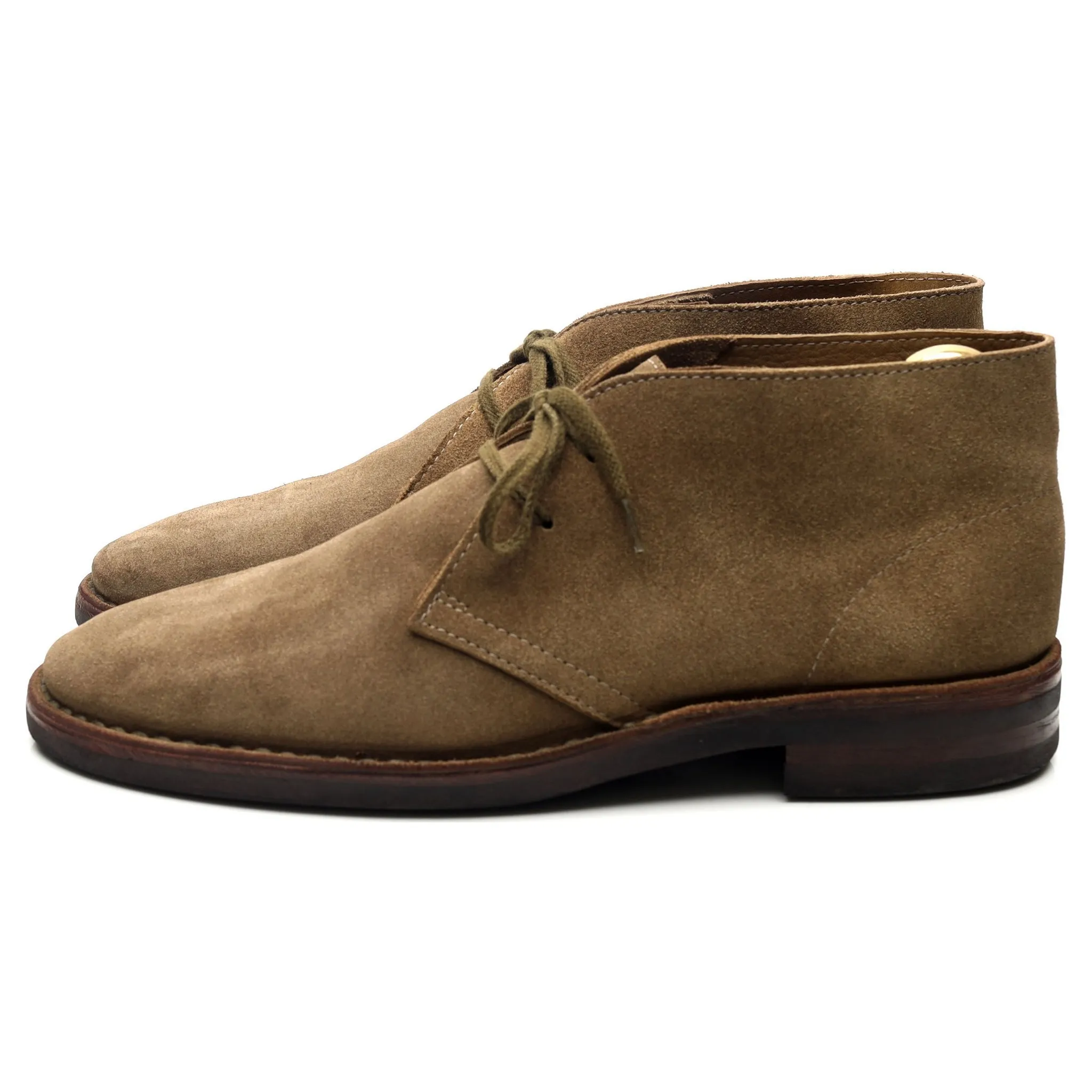 'Clifford' Taupe Brown Suede Chukka Boots UK 10.5