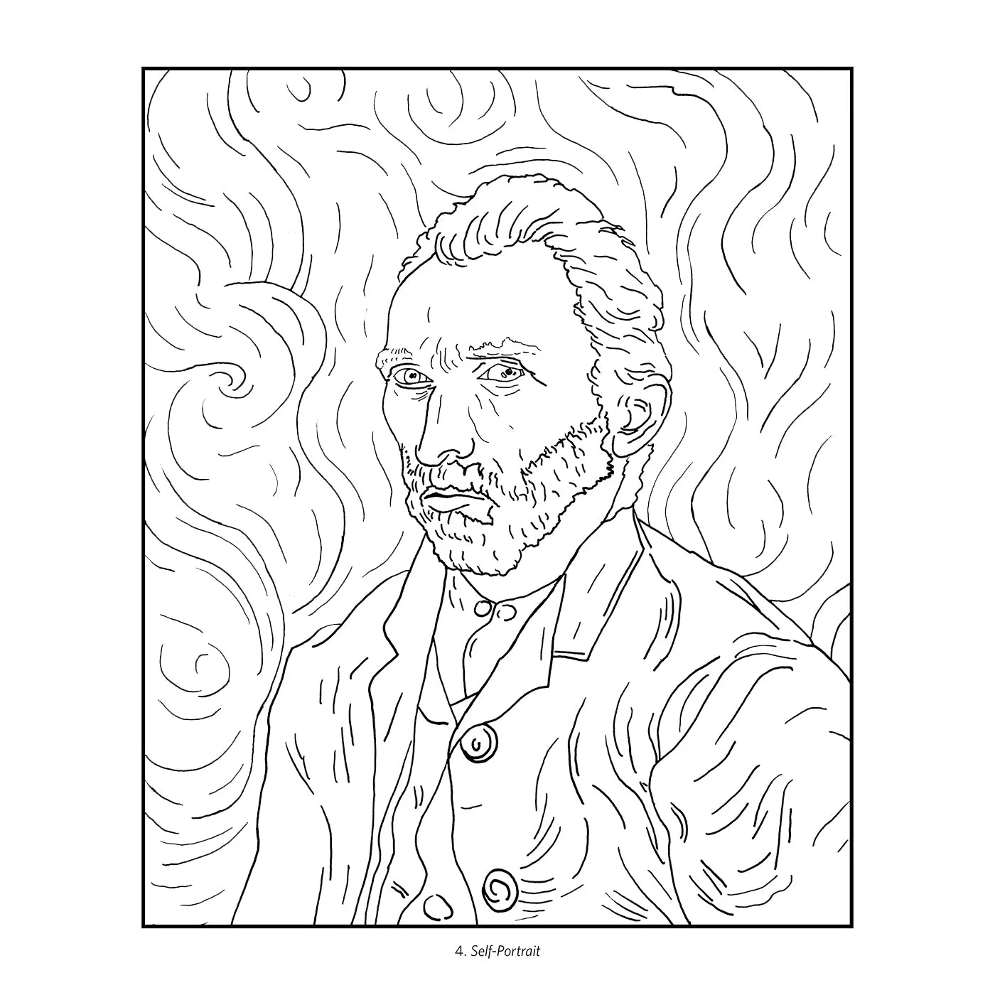 Coloring Book - Vincent Van Gogh