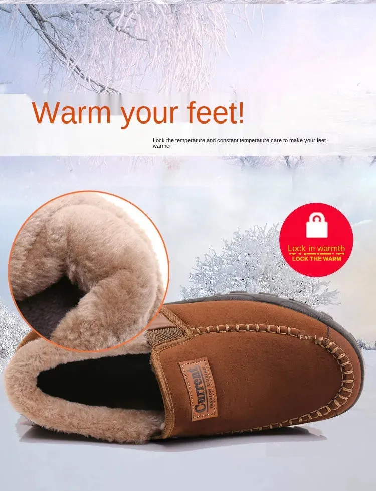 Comfortable Waterproof Warm Leather Snow Boots