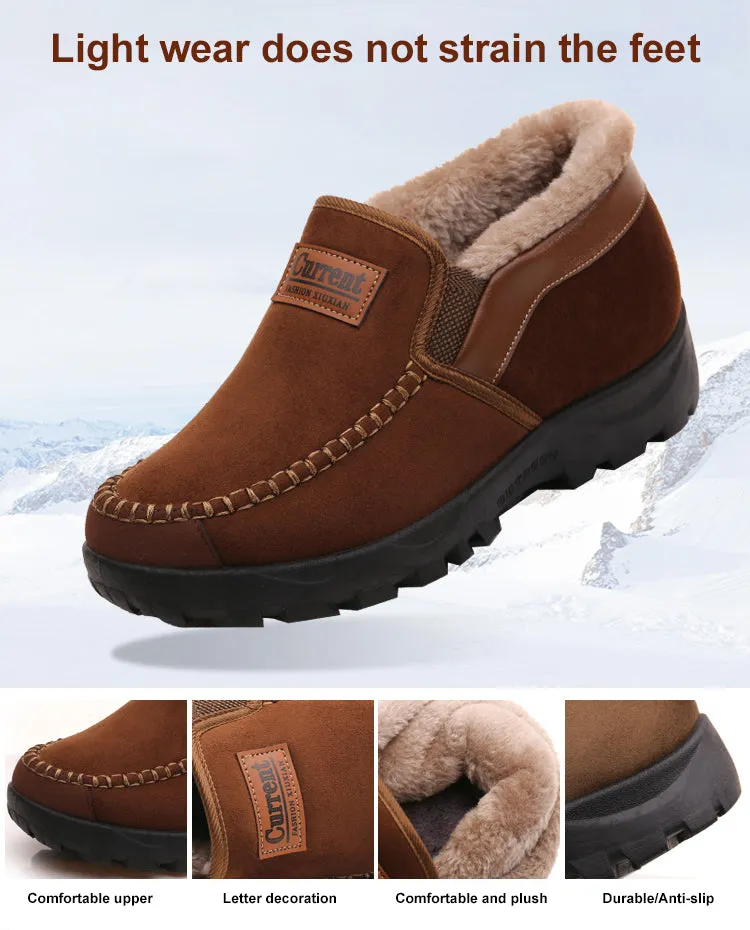 Comfortable Waterproof Warm Leather Snow Boots