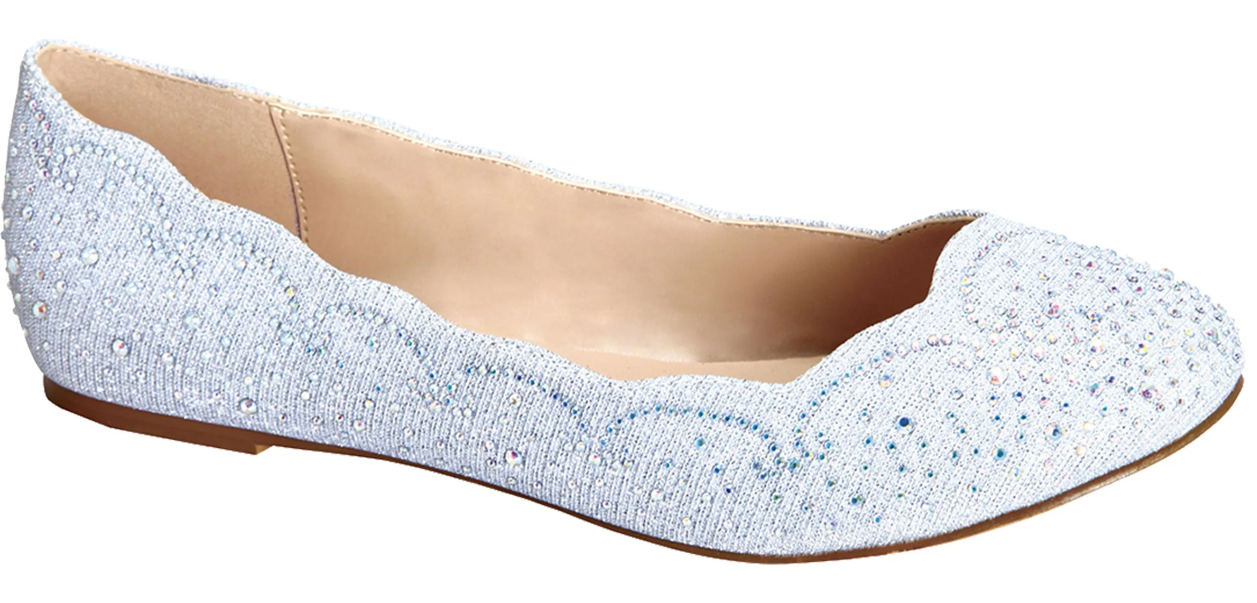 de Blossom Footwear Women's Baba-54 Sparkly Crystal Rhinestone Ballet Flats