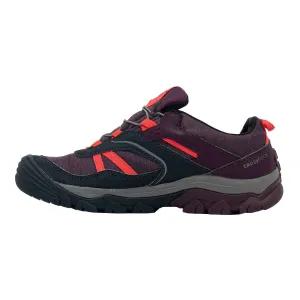 Decathlon Quechua Crossrock Hiking Sport Shoes Fabric Purple Colour For Women