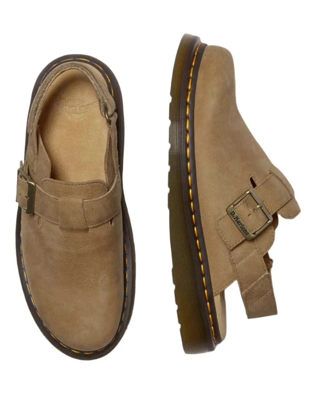 Dr Martens Jorge II Tumbled Nubuck  Savannah Tan Mule