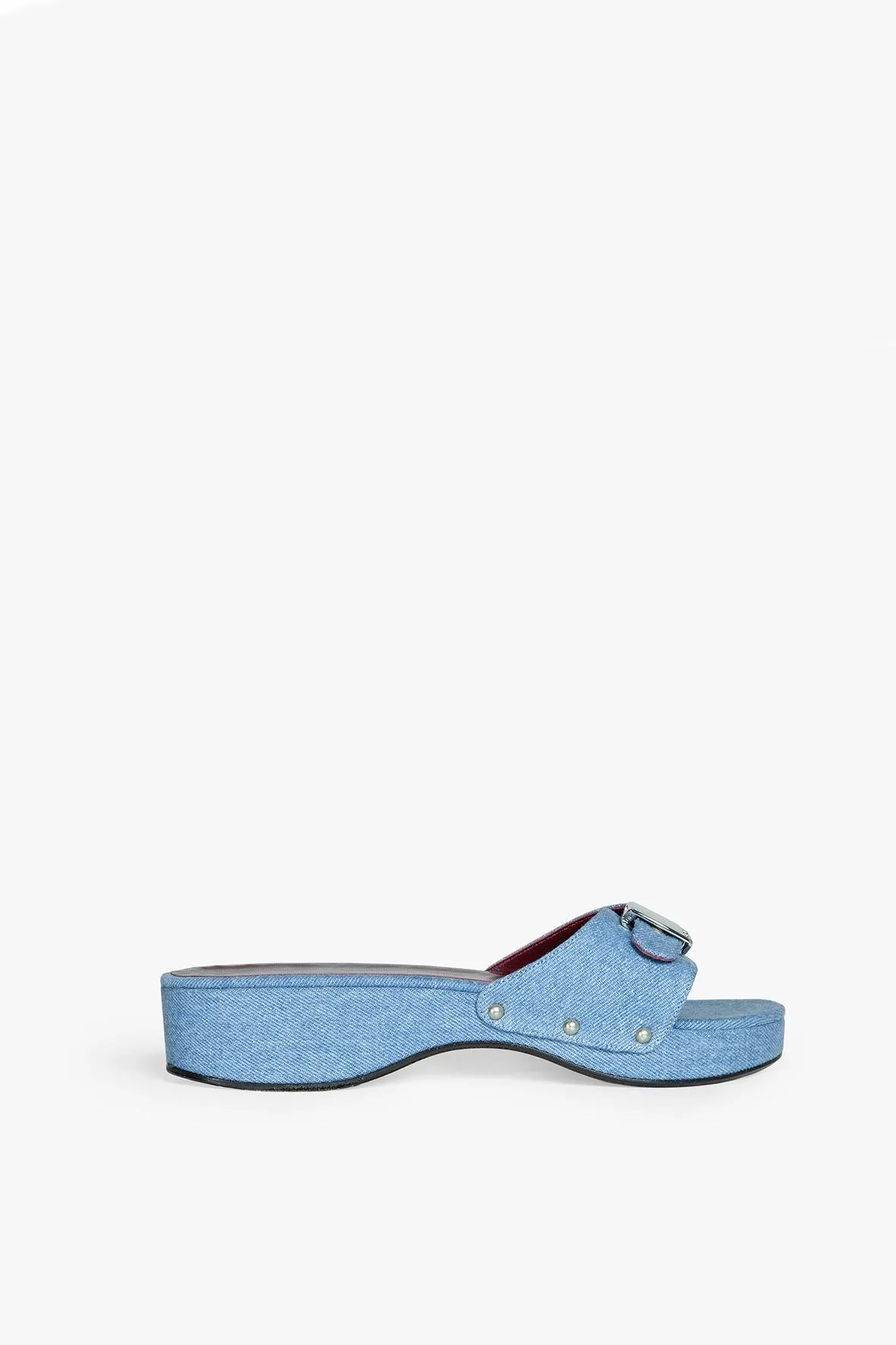 ERIN SANDAL | LIGHT WASH DENIM