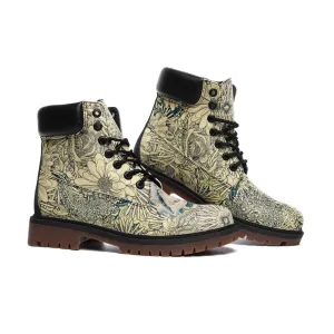 Faded Bloom - Floral Print Chukka boots