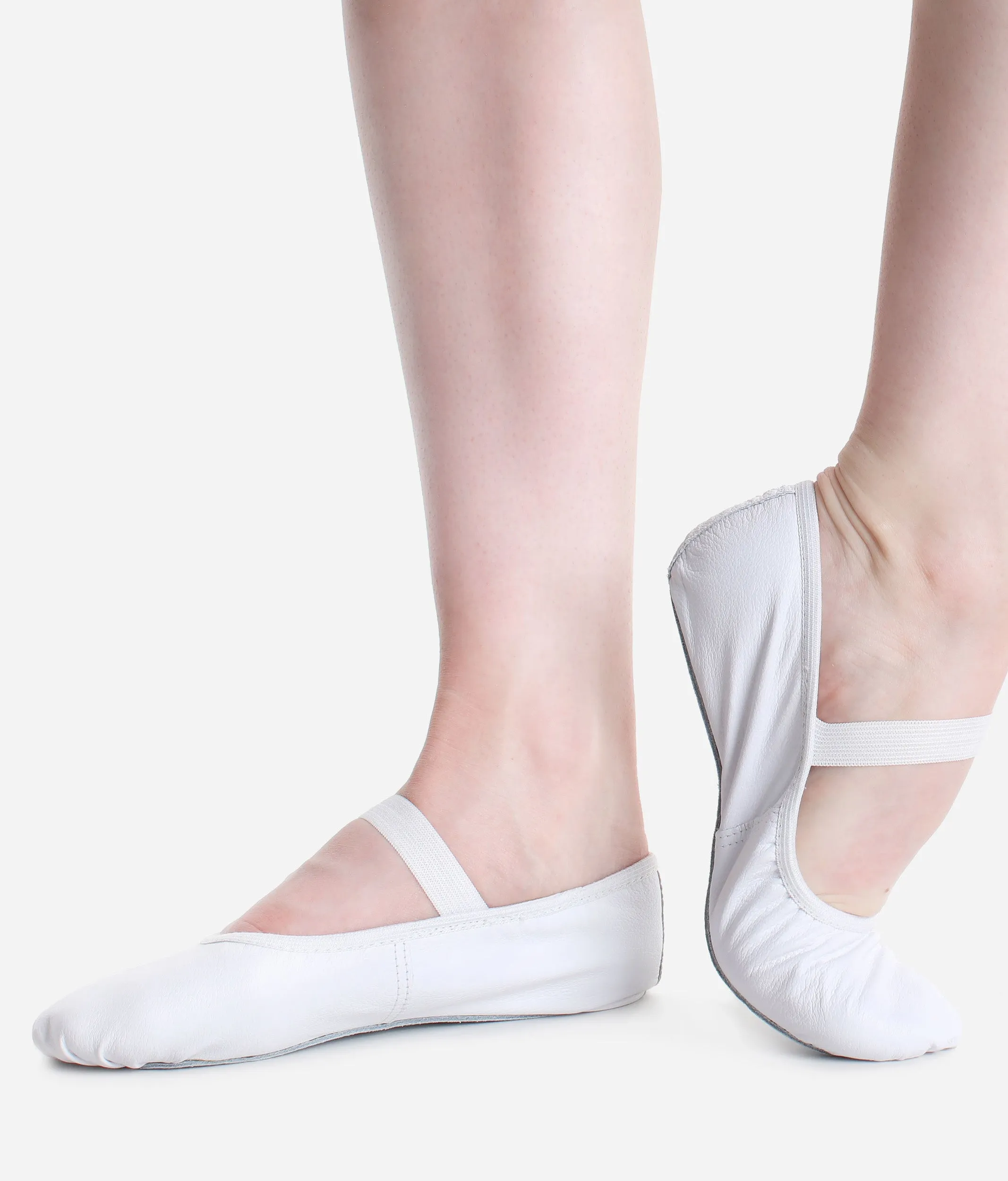 Full Sole Leather Ballet Shoes - SD69 L