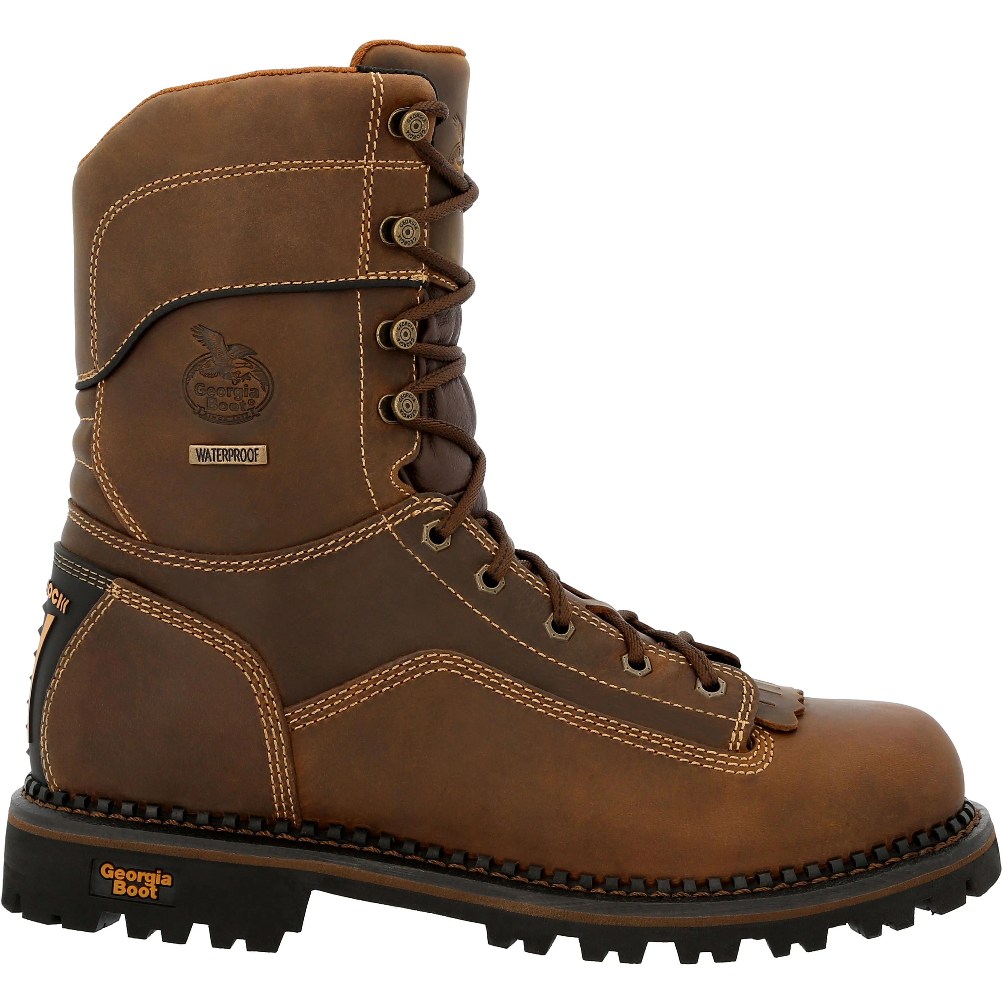 Georgia Boot AMP LT Low Heel Logger Composite Toe Waterproof Work Boot