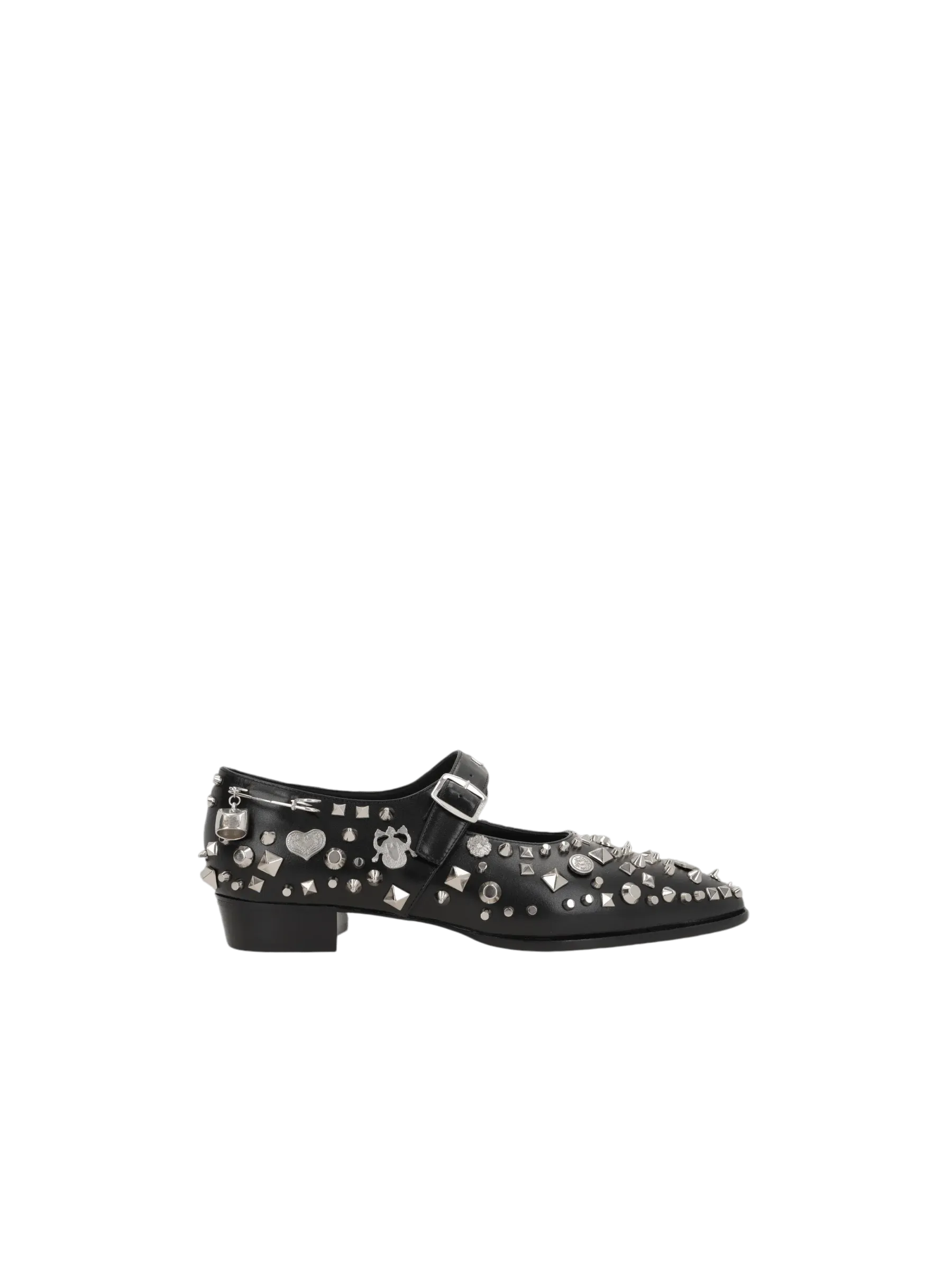 Gerwin Studded Leather Ballerinas