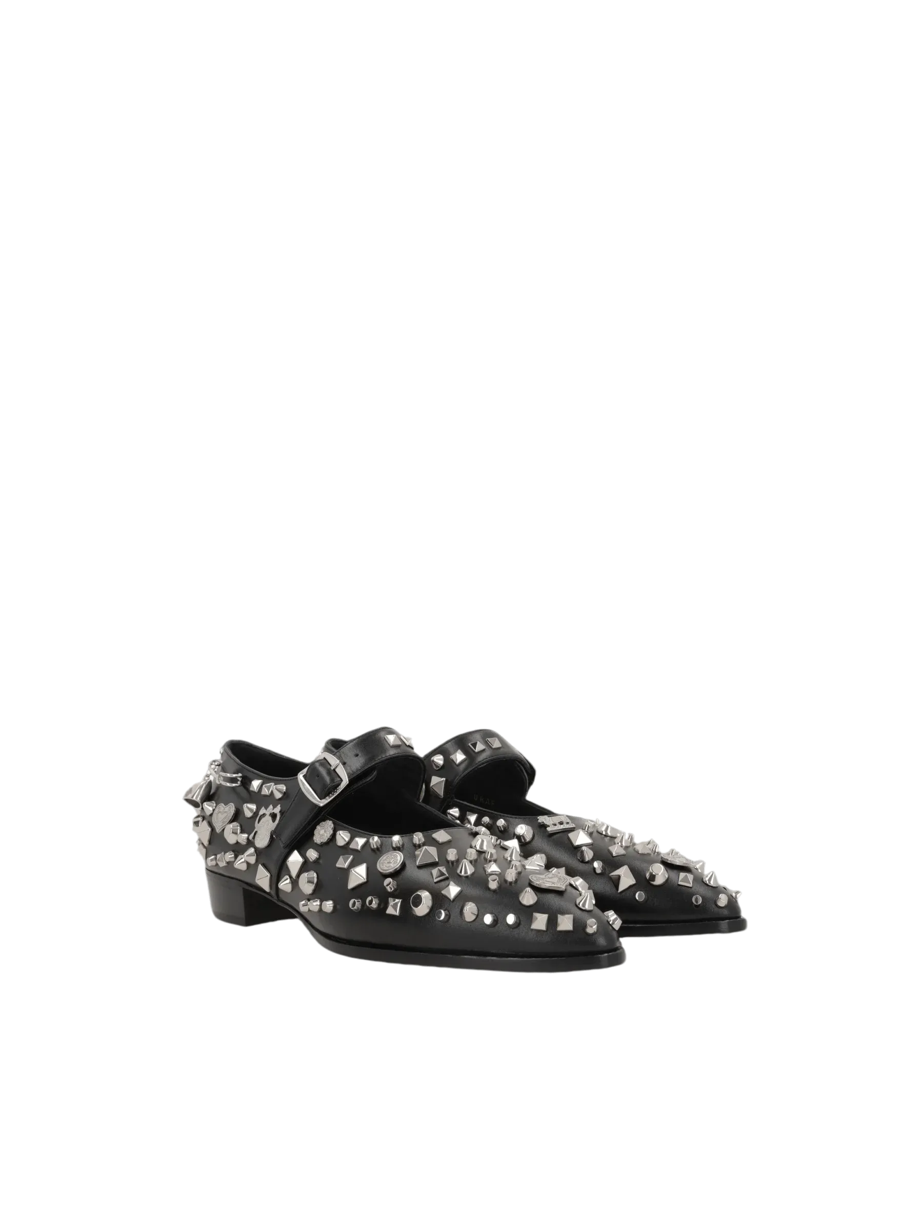 Gerwin Studded Leather Ballerinas