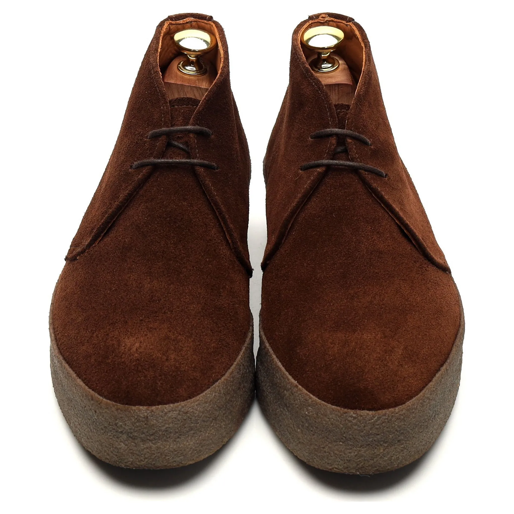 'Hi-Top' Snuff Brown Suede Chukka Boots UK 7 F