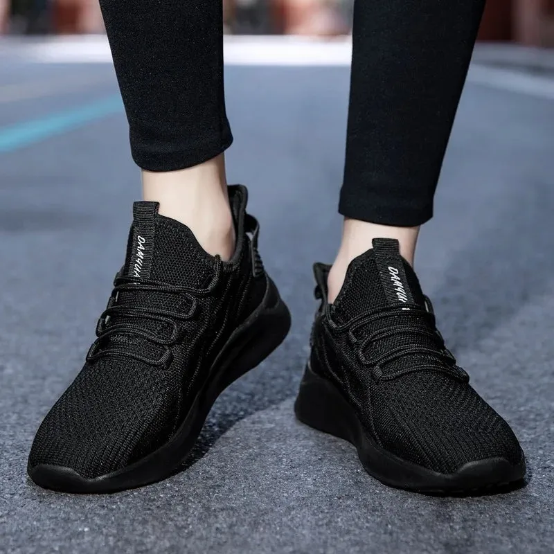 Hnzxzm Breathable Classic Running Sneakers Slip on Walking Shoes Tenis Lightweight Jogging Sport Shoes Casual Ladies Trainers