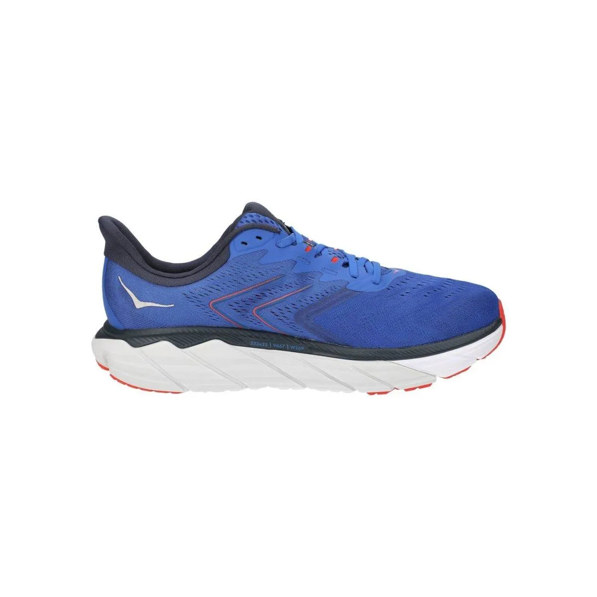 Hoka One One Arahi 5 Wide Running Sport Shoes Fabric Blue Colour For Men