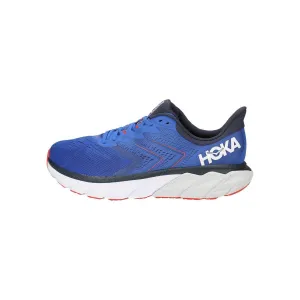 Hoka One One Arahi 5 Wide Running Sport Shoes Fabric Blue Colour For Men