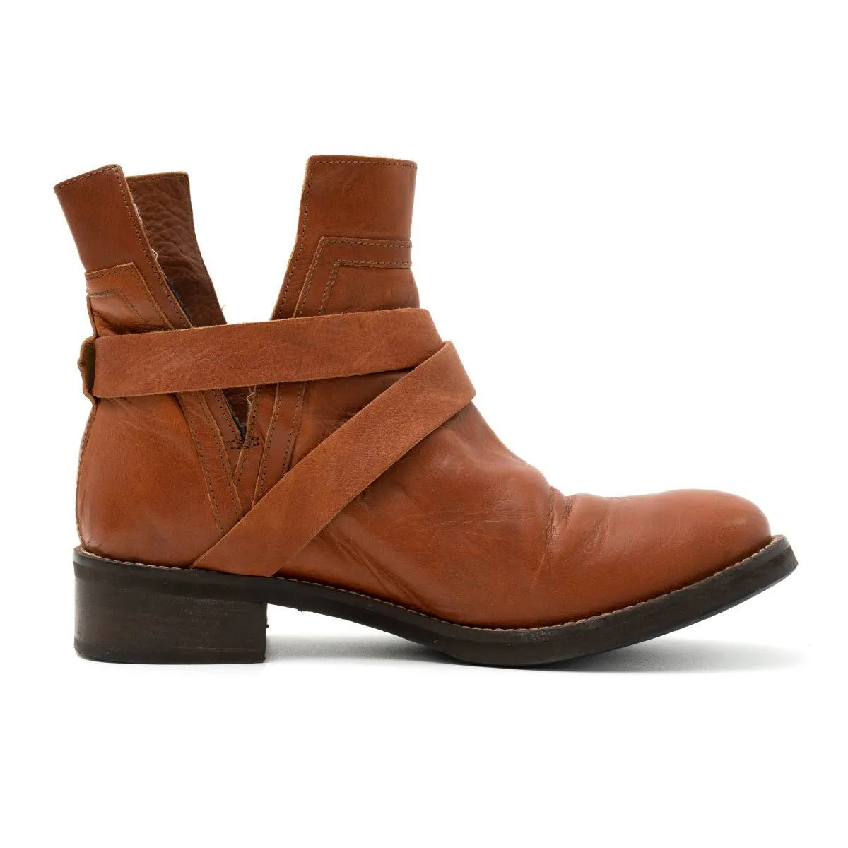 Hugo Boss Ankle Boots Leather Brown Colour For Women