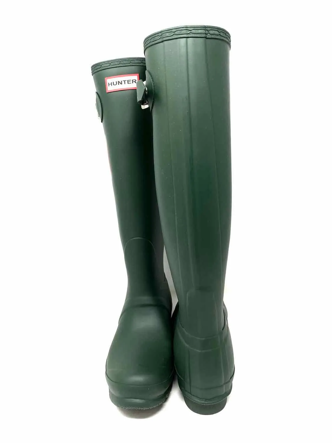 HUNTER Women's Green Knee High Size 8 Rain Boots