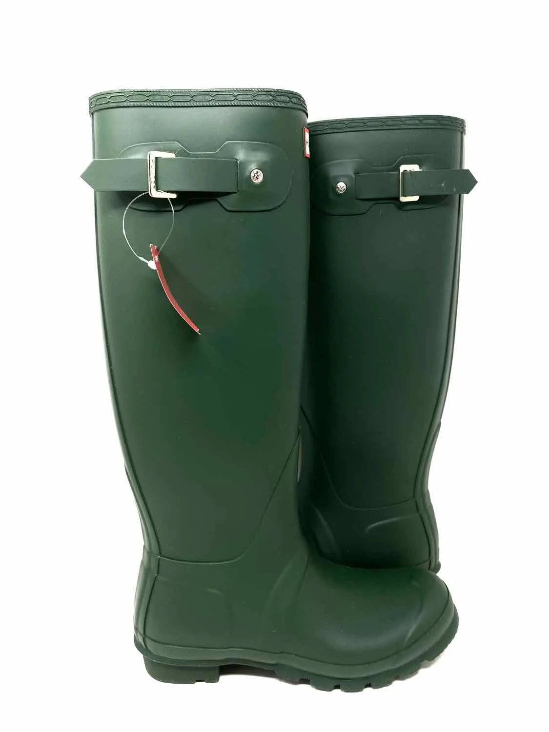 HUNTER Women's Green Knee High Size 8 Rain Boots