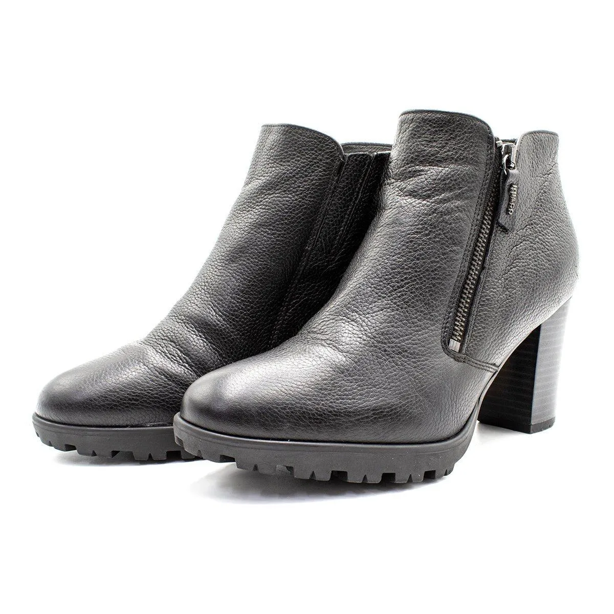 Igi & Co Ankle Boots Leather Black Colour For Women