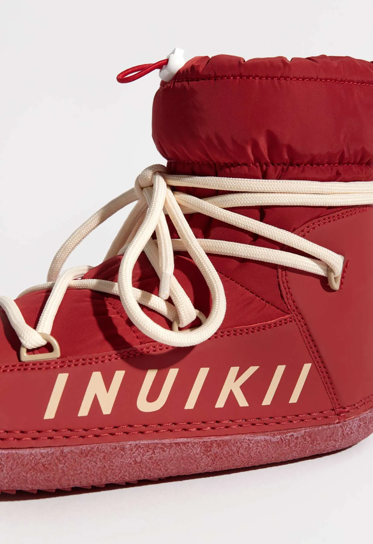 Inuikii Mountain Puffer Winter Boot in Red