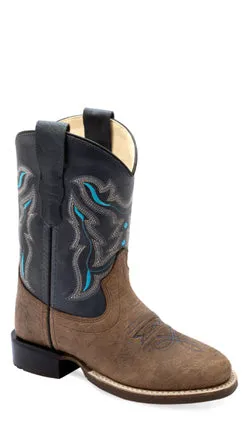 Jama Boys Cowboy Round Toe Boots Style BRC2015