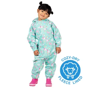 Jan & Jul Cozy-Dry Waterproof Play Suit - Unicorn